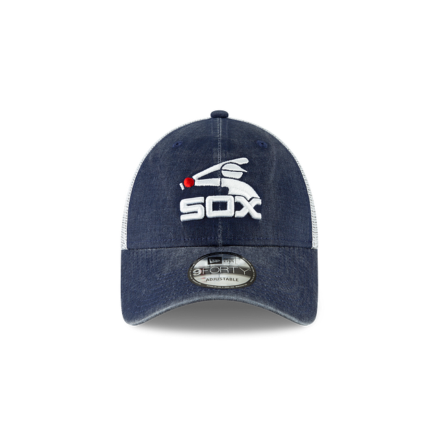 New Era Chicago White Sox Cooperstown Washed Trucker 9FORTY