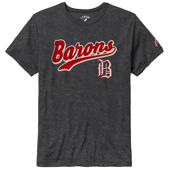 Barons Varsity Slate Applique Tee