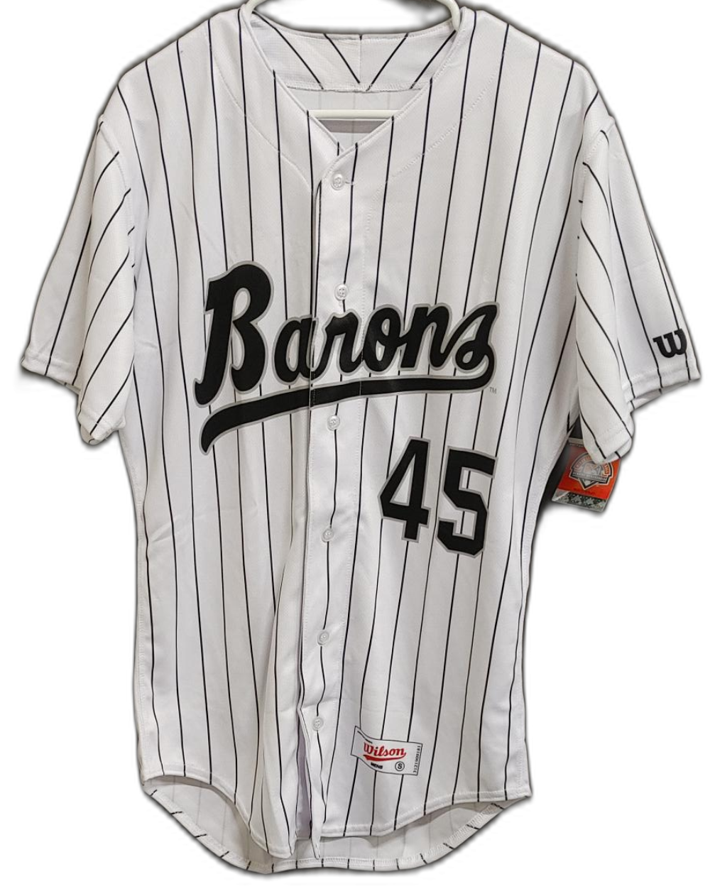 pinstripe baseball uniform