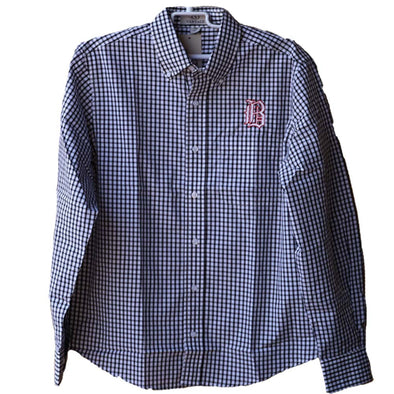 Old English B Gingham Button Down